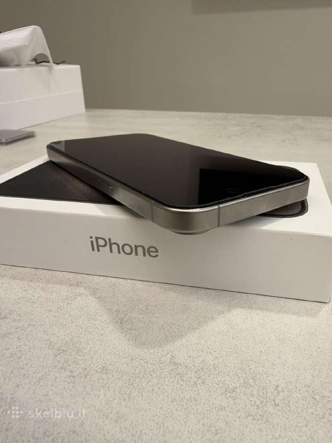 Apple iPhone 15 Pro Natural Titanium 256gb - nuotraukos Nr. 5