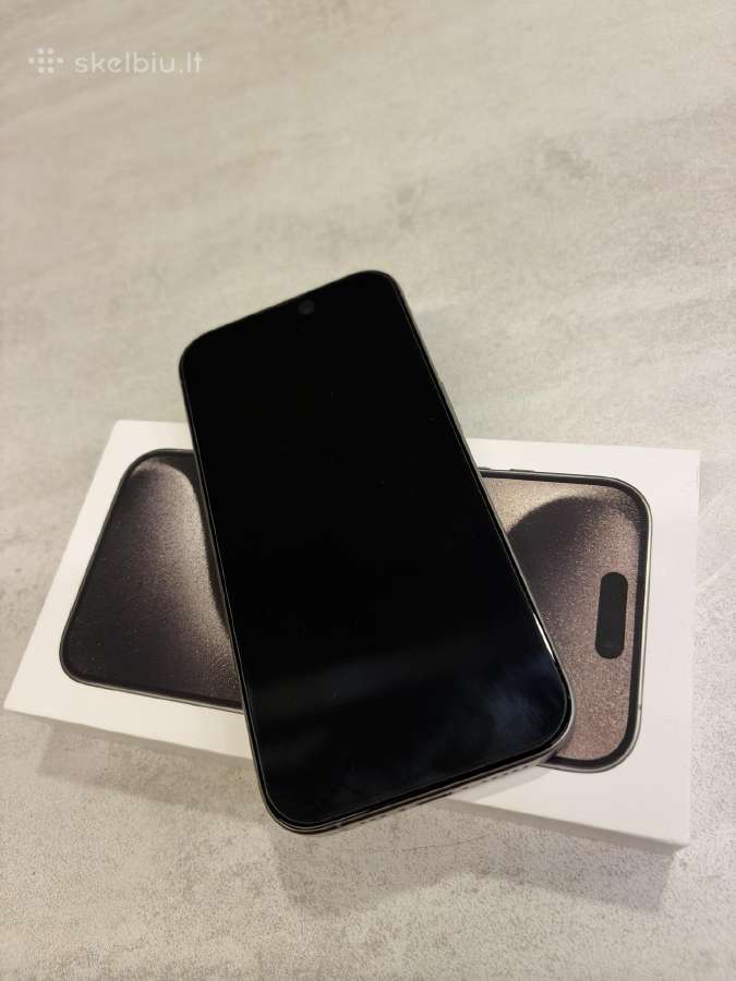 Apple iPhone 15 Pro Natural Titanium 256gb - nuotraukos Nr. 8
