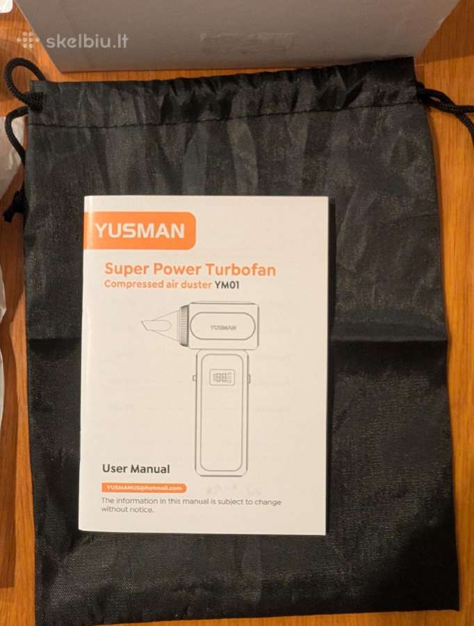 Yusman Ym01 elektrinė orapūtė 350k Rpm - nuotraukos Nr. 6