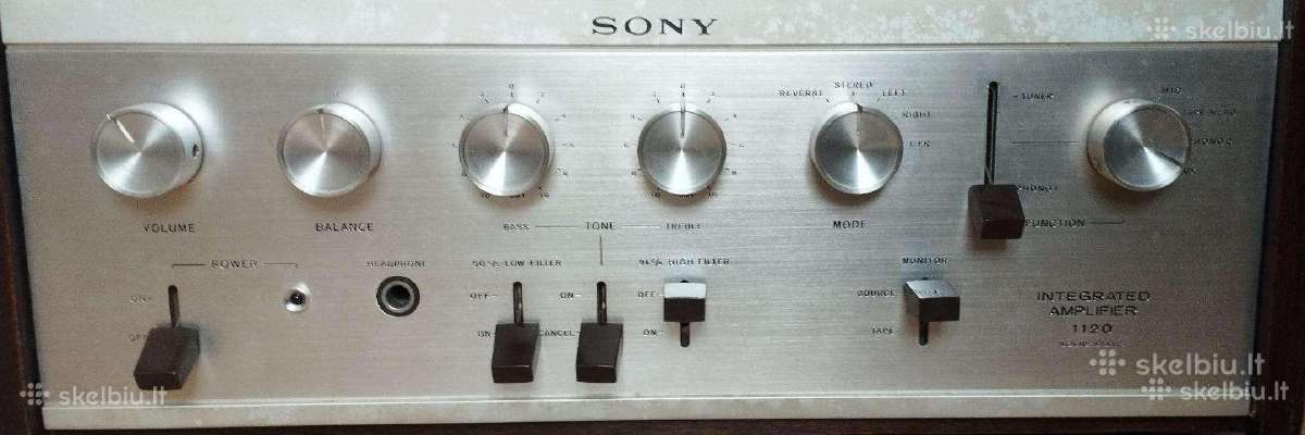 Sony Ta-1120a stiprintuvas - nuotraukos Nr. 3