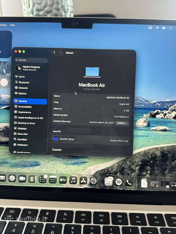 MacBook m3 - nuotraukos Nr. 4