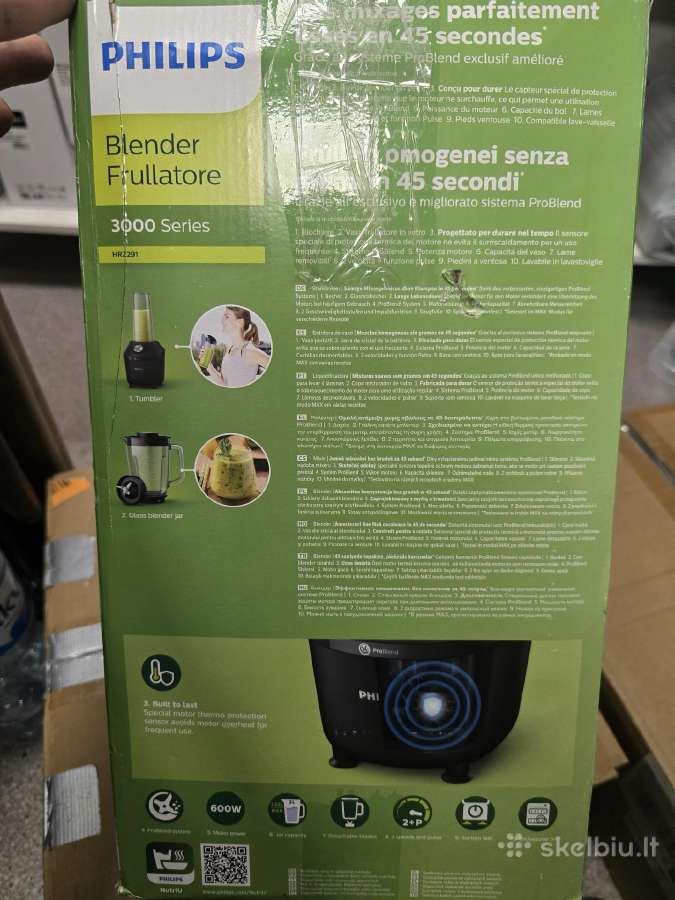 Philips Hr2291 trintuvas 600 W su gertuve - nuotraukos Nr. 2