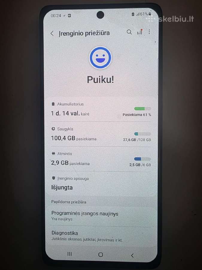Samsung Galaxy A72 128 GB 6gb RAM naujas - nuotraukos Nr. 3