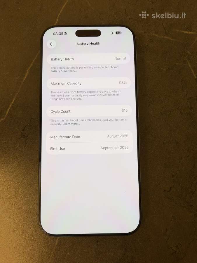 iPhone 17 Pro Max 256gb mėlyna - nuotraukos Nr. 2
