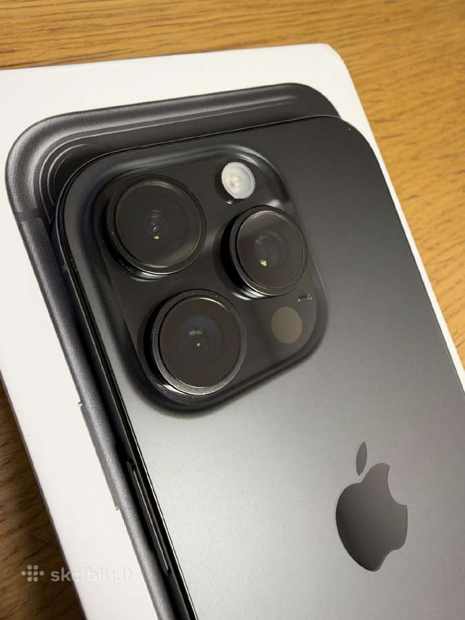 iPhone 16 pro 256 GB Black Titanium - nuotraukos Nr. 3