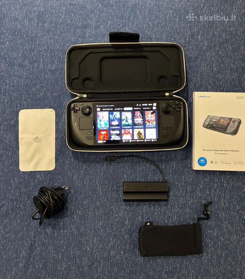 Steam Deck 1tb Oled – Puiki būklė, su priedais - nuotraukos Nr. 4