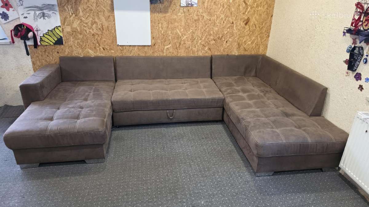 Parduodama Erdvi U Formos Sofa-lova - nuotraukos Nr. 2