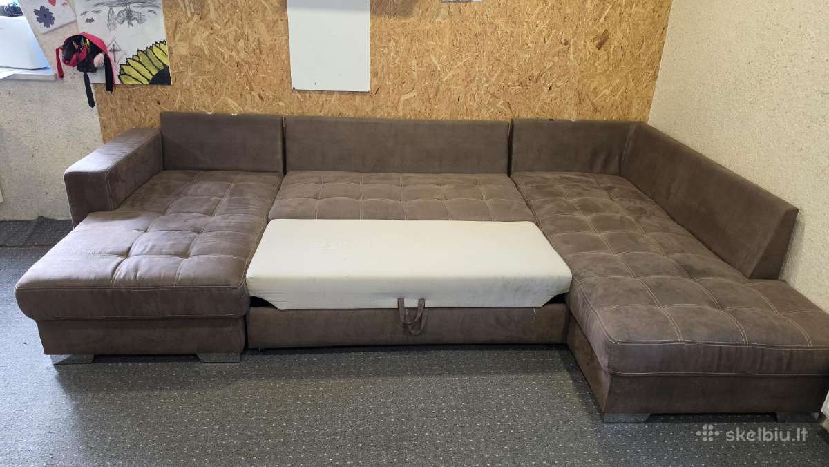 Parduodama Erdvi U Formos Sofa-lova - nuotraukos Nr. 4