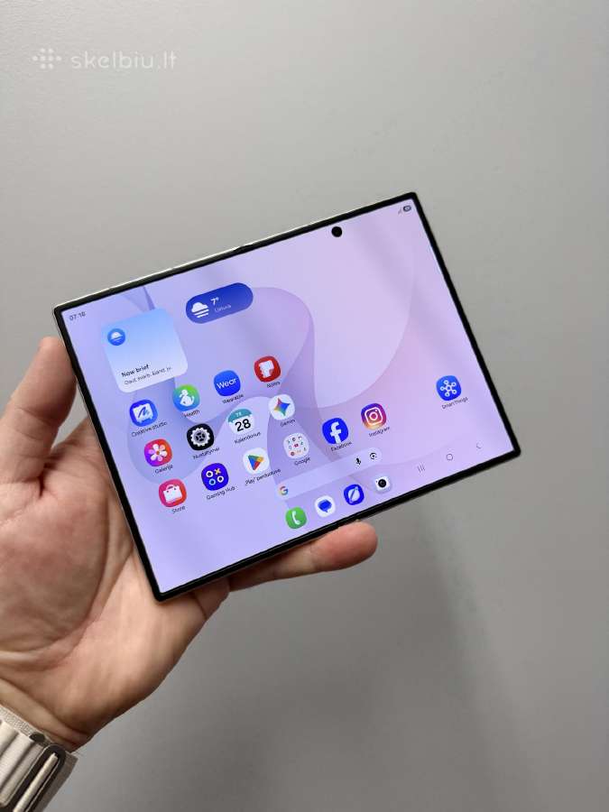 Samsung Galaxy Fold 8, Cream 256gb - nuotraukos Nr. 9