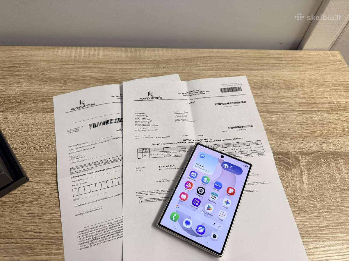 Samsung Galaxy Fold 8, Cream 256gb - nuotraukos Nr. 12