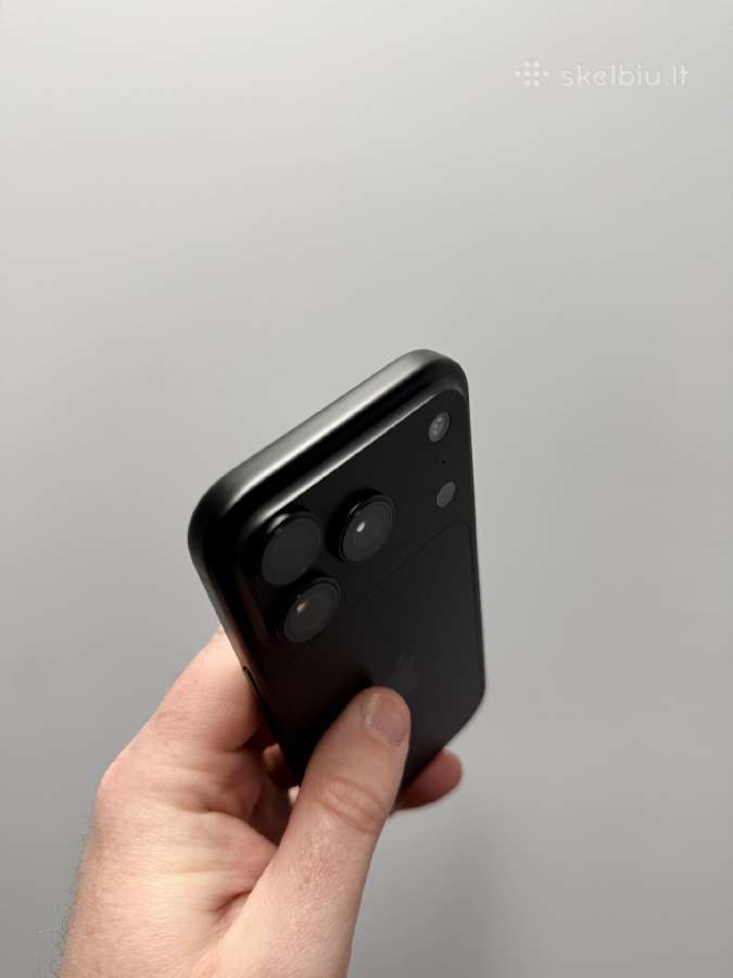 Apple iPhone 18 Pro, Black + Mujjo leather case - nuotraukos Nr. 3