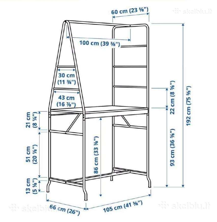 Parduodamas Ikea Hverud puikios būklės stalas - nuotraukos Nr. 4