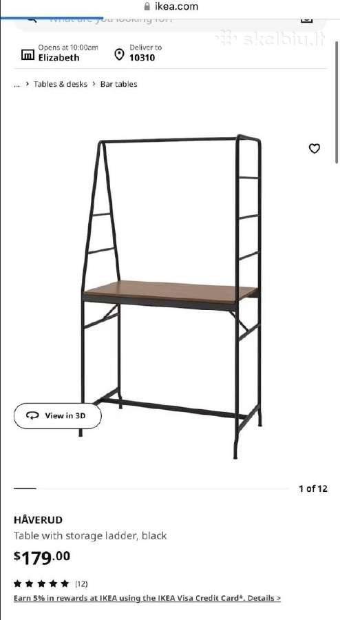 Parduodamas Ikea Hverud puikios būklės stalas - nuotraukos Nr. 5
