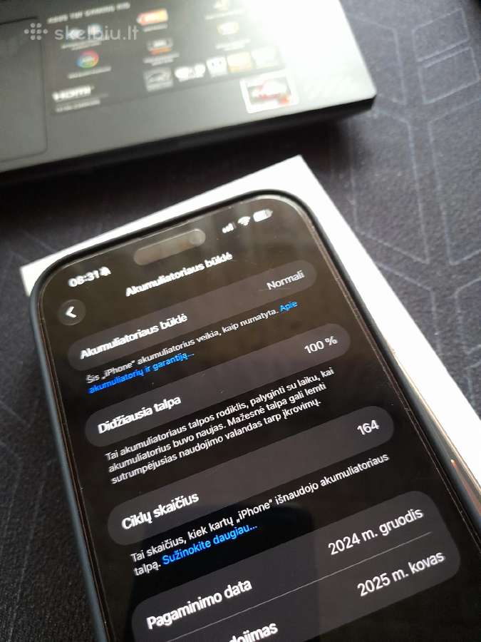 iPhone 16 pro max - nuotraukos Nr. 9