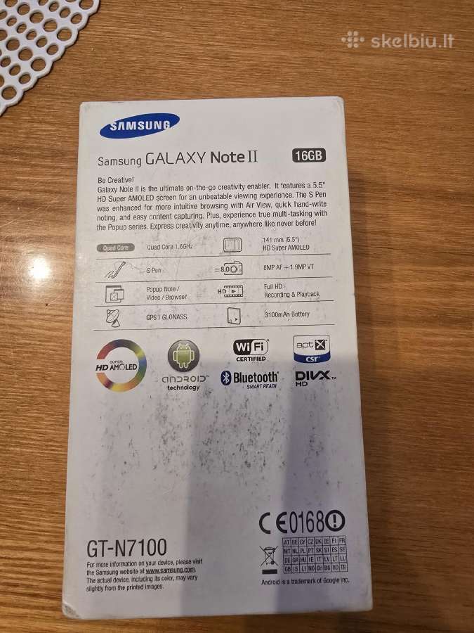 Samsung Galaxy Note 2 (Naujas) - nuotraukos Nr. 2