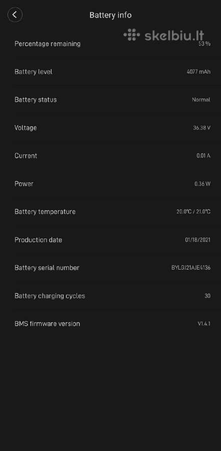 Mi electric scooter 1s - nuotraukos Nr. 8