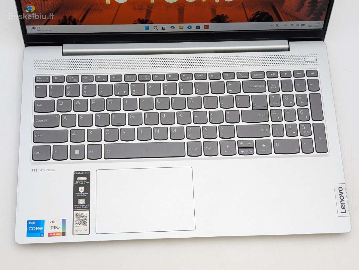 Lenovo Ideapad 5 15.6 i5-1235u 16gb 256gb SSD - nuotraukos Nr. 4