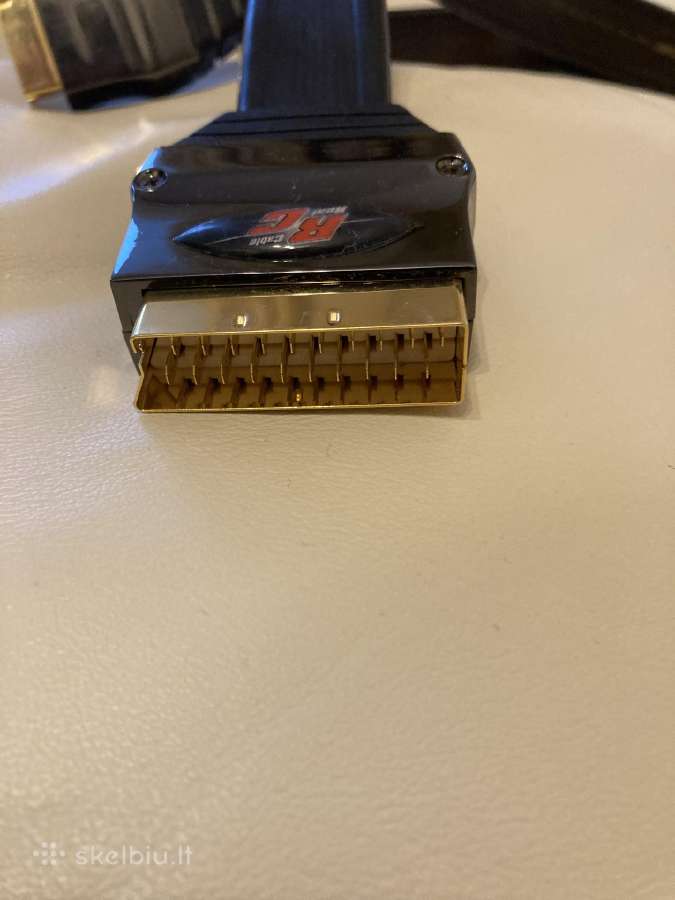 Profesionalus Scart Real Cable 1,50 m, grynas Ofc - nuotraukos Nr. 5