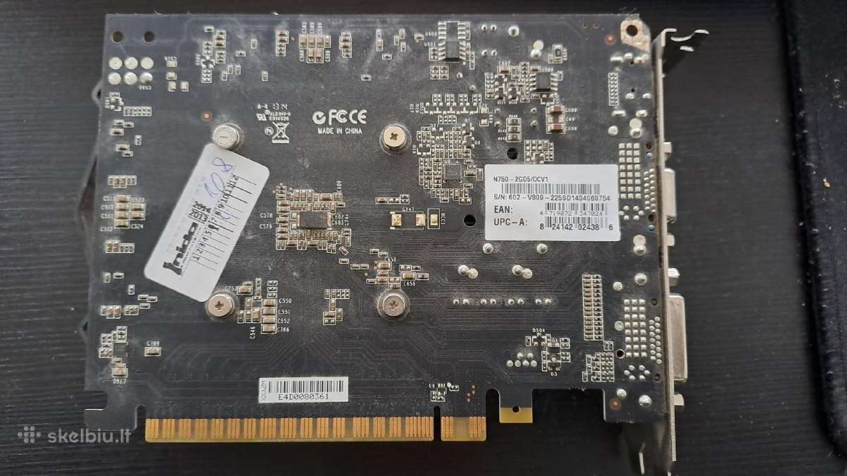 Msi Nvidia Geforce Gtx 750 Ti - nuotraukos Nr. 2