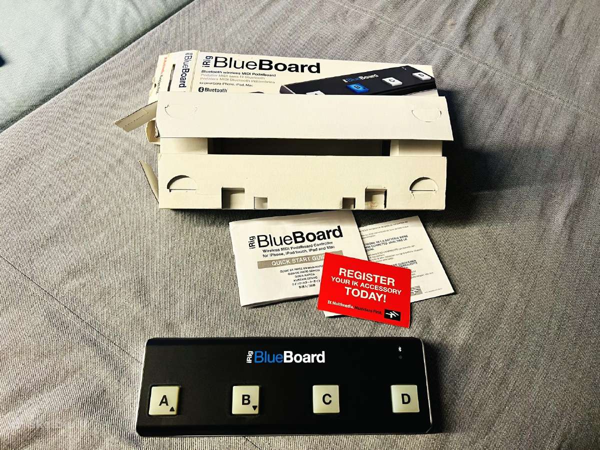 Bluetooth Midi foot kontroleris irig Blue Board - nuotraukos Nr. 4