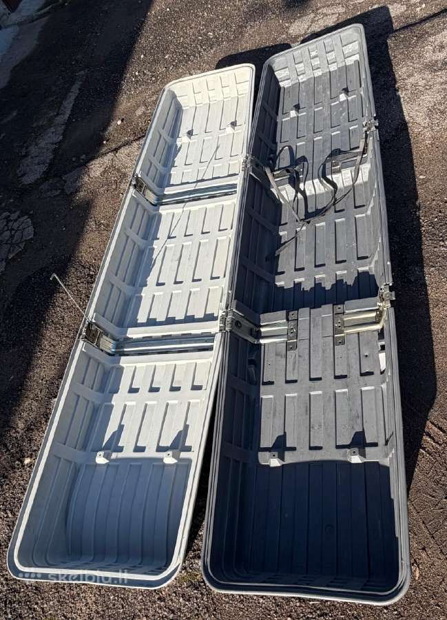 Automobilio stogo bagažinė slidėms Thule 230x55x35 - nuotraukos Nr. 12