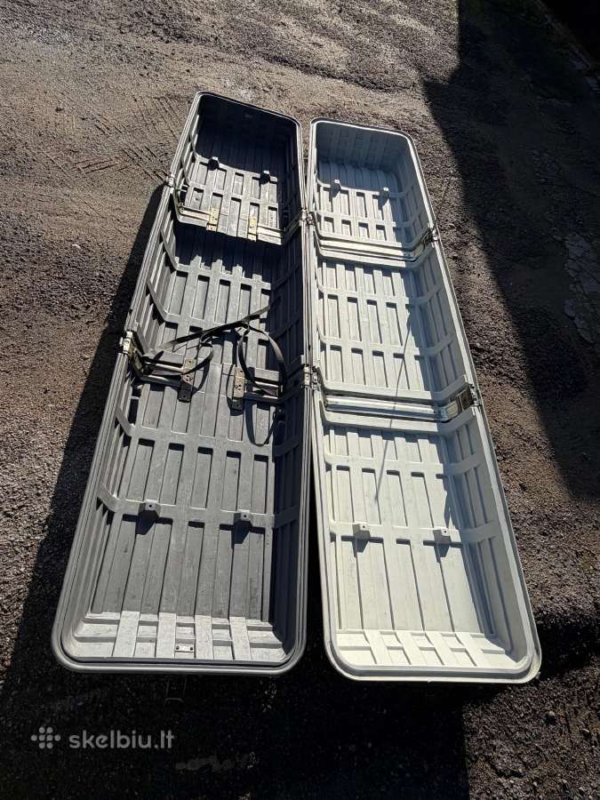 Automobilio stogo bagažinė slidėms Thule 230x55x35 - nuotraukos Nr. 13