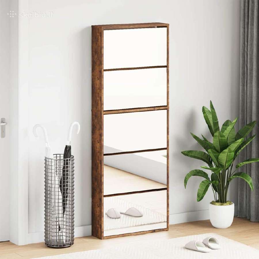 Batų spintelė su veidrodžiu vidaxl(3228281) - nuotraukos Nr. 6