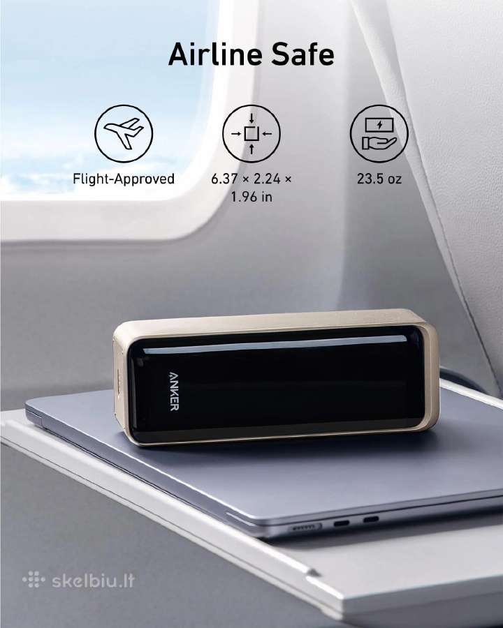 Anker Prime 27650 mah, 250 W powerbank - nuotraukos Nr. 3
