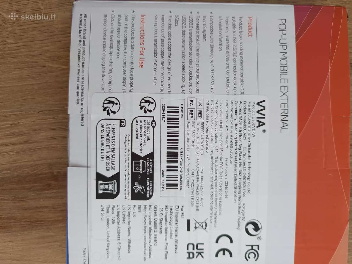 Išorinis CD įrenginys - nuotraukos Nr. 6