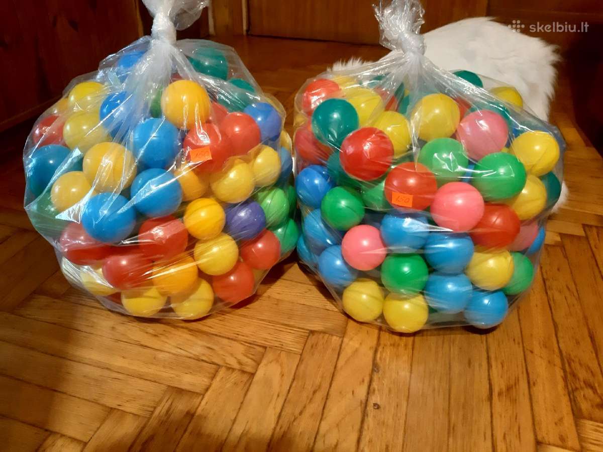 Plastikiniai kamuoliukai baseinui yra 300 vnt. - nuotraukos Nr. 2