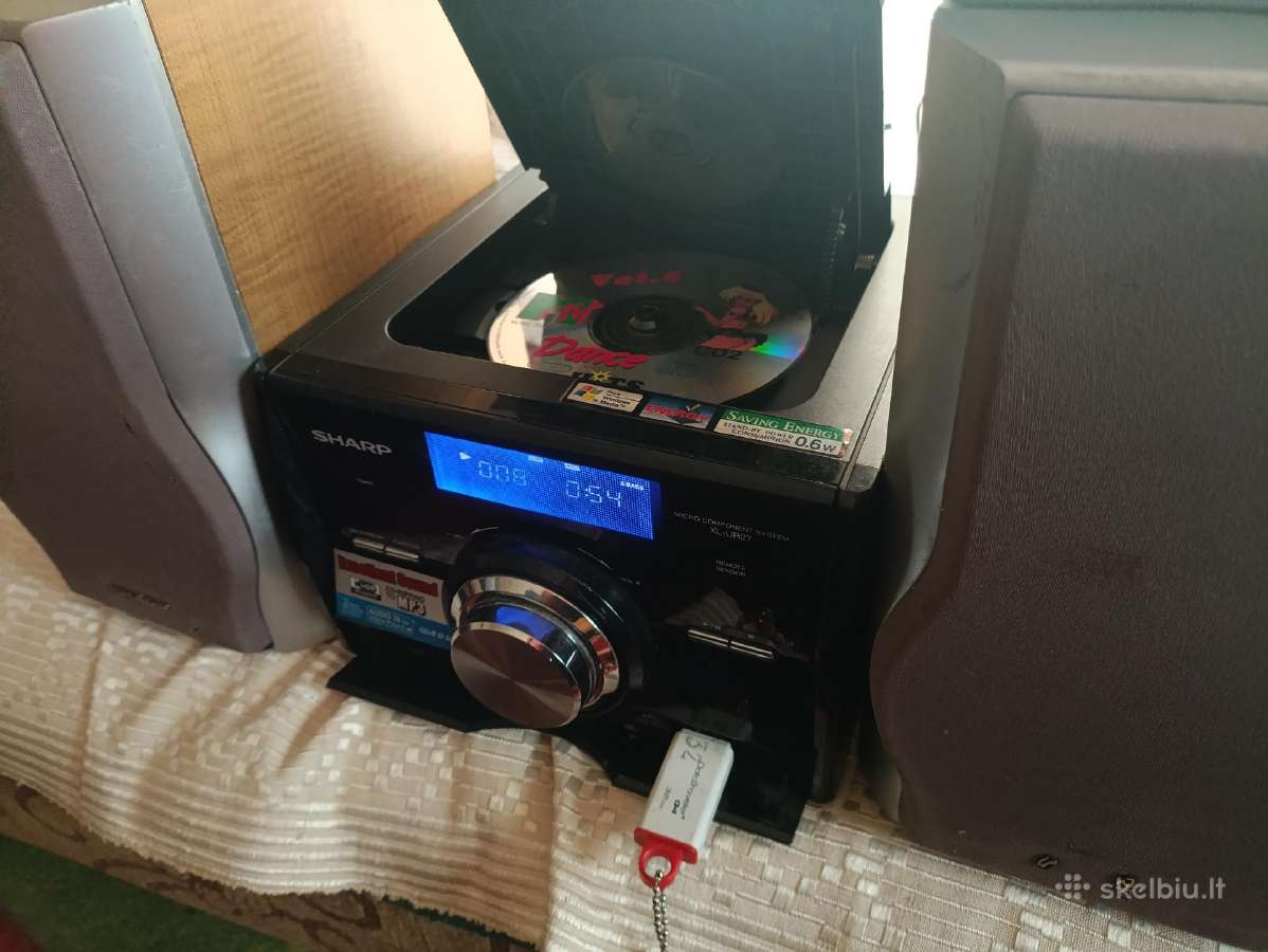 Geras Sharp,muzikinis Centras,usb,CD,aux,fm,pultas - nuotraukos Nr. 8