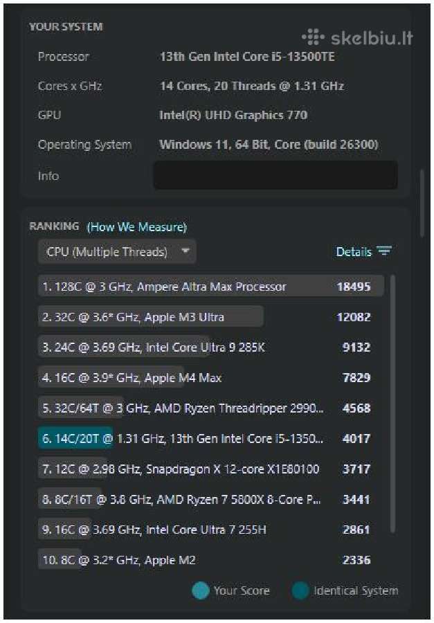 Intel Core i5 13os kartos Lga1700 - nuotraukos Nr. 5