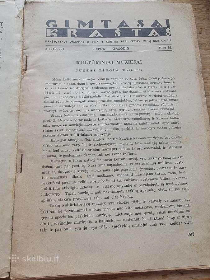 1938 m.žurnalas "Gimtasis kraštas" liepos-gruodžio - nuotraukos Nr. 4