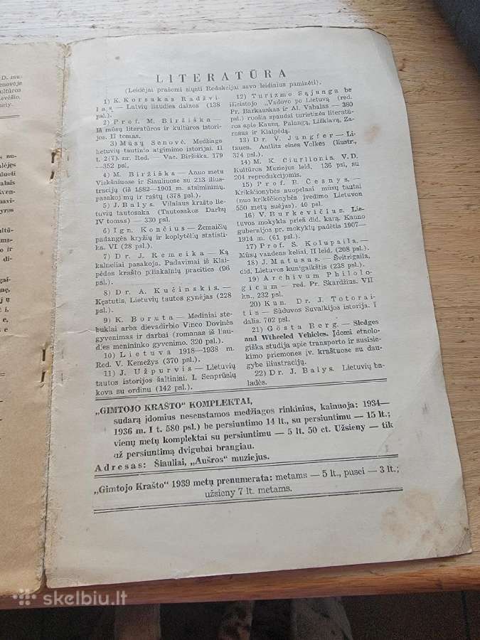 1938 m.žurnalas "Gimtasis kraštas" liepos-gruodžio - nuotraukos Nr. 7
