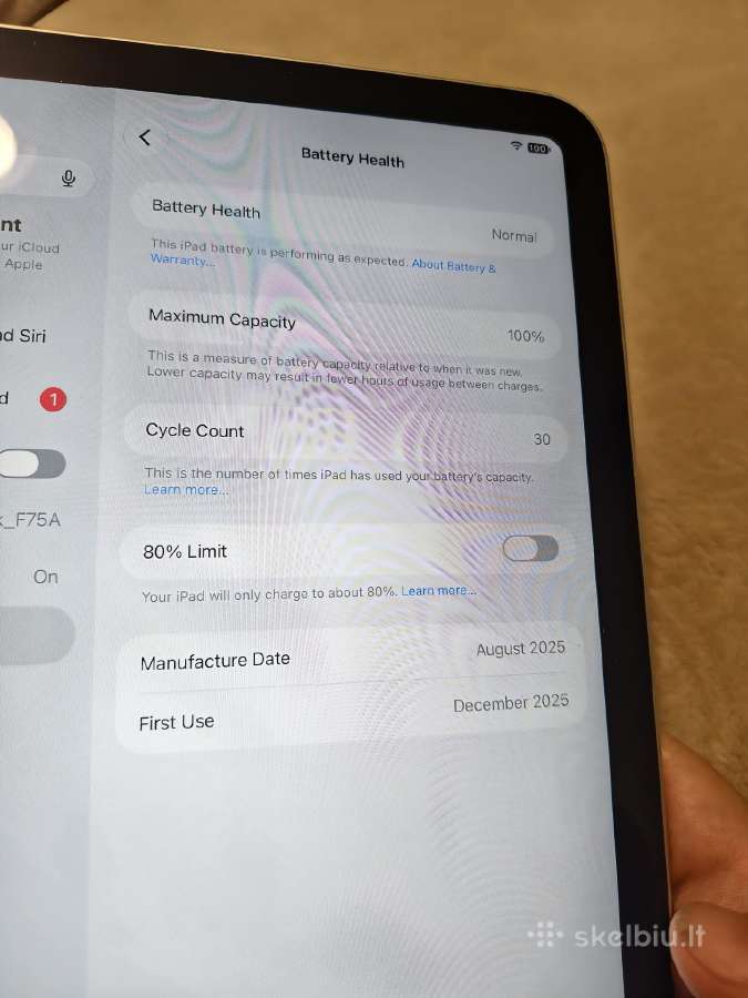 Apple iPad 11 A16 128gb WiFi plansete - nuotraukos Nr. 3