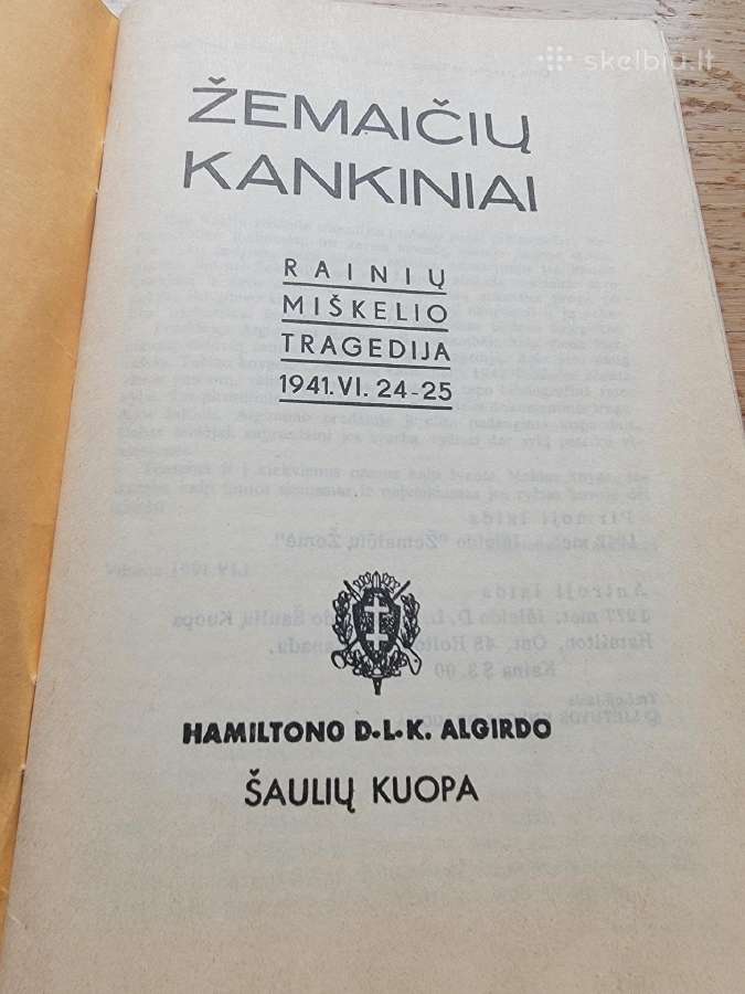 Knyga "Žemaičių kankiniai" - nuotraukos Nr. 2
