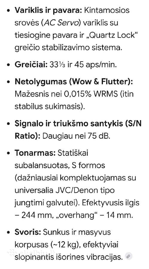 Denon Dp-50l - nuotraukos Nr. 15