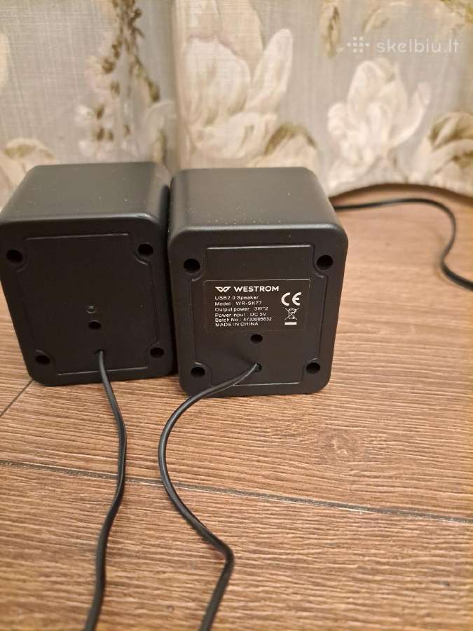 Garsiakalbiai westrom 2.0 usb speakers WR-sk77 - nuotraukos Nr. 3