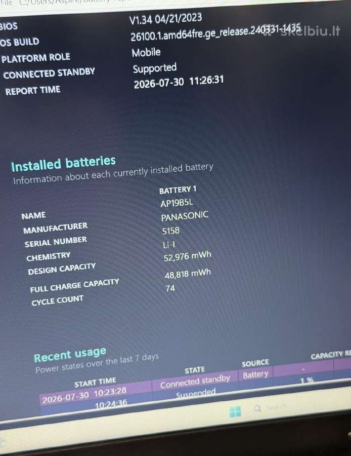 Acer Aspire i3 11th - nuotraukos Nr. 4