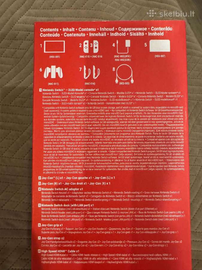 Nintendo Switch Oled - nuotraukos Nr. 2