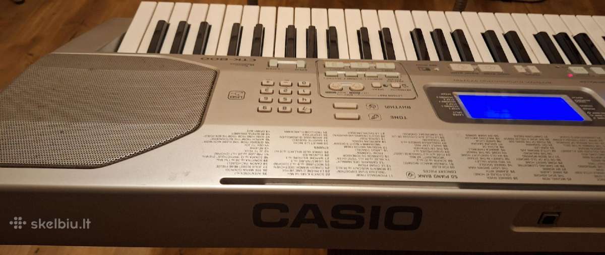 Casio Ctk-800 Sintezatorius - nuotraukos Nr. 2