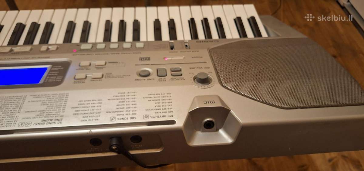 Casio Ctk-800 Sintezatorius - nuotraukos Nr. 3