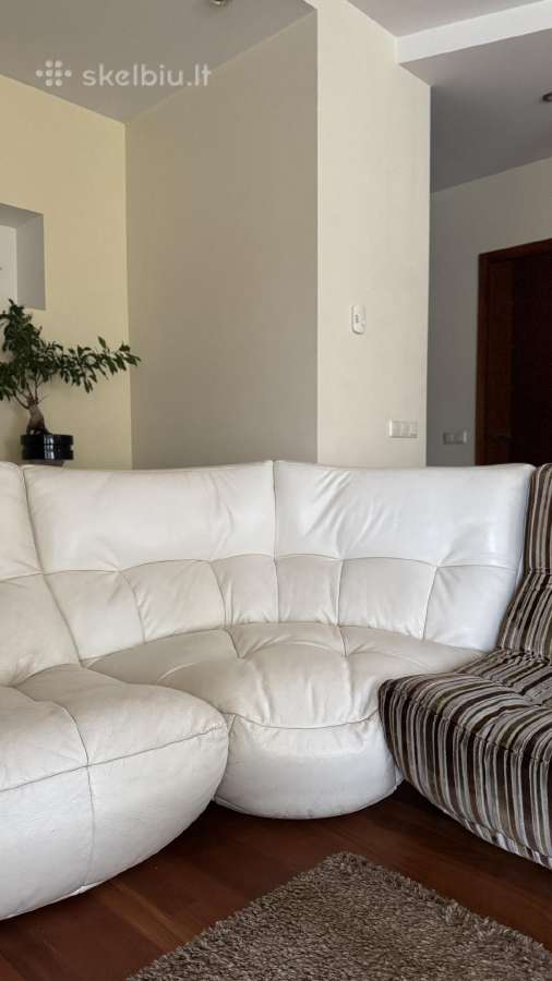 Modulinis minkštų baldų komplektas: natūrali oda i - nuotraukos Nr. 4
