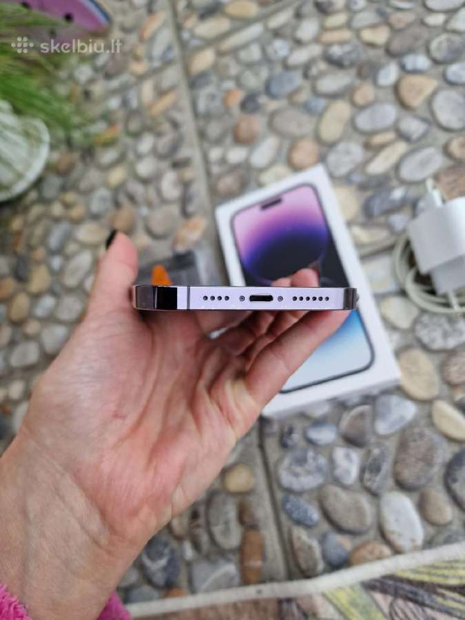 Parduodamas iPhone 14 Pro Max, Deep Purple, 256gb - nuotraukos Nr. 7
