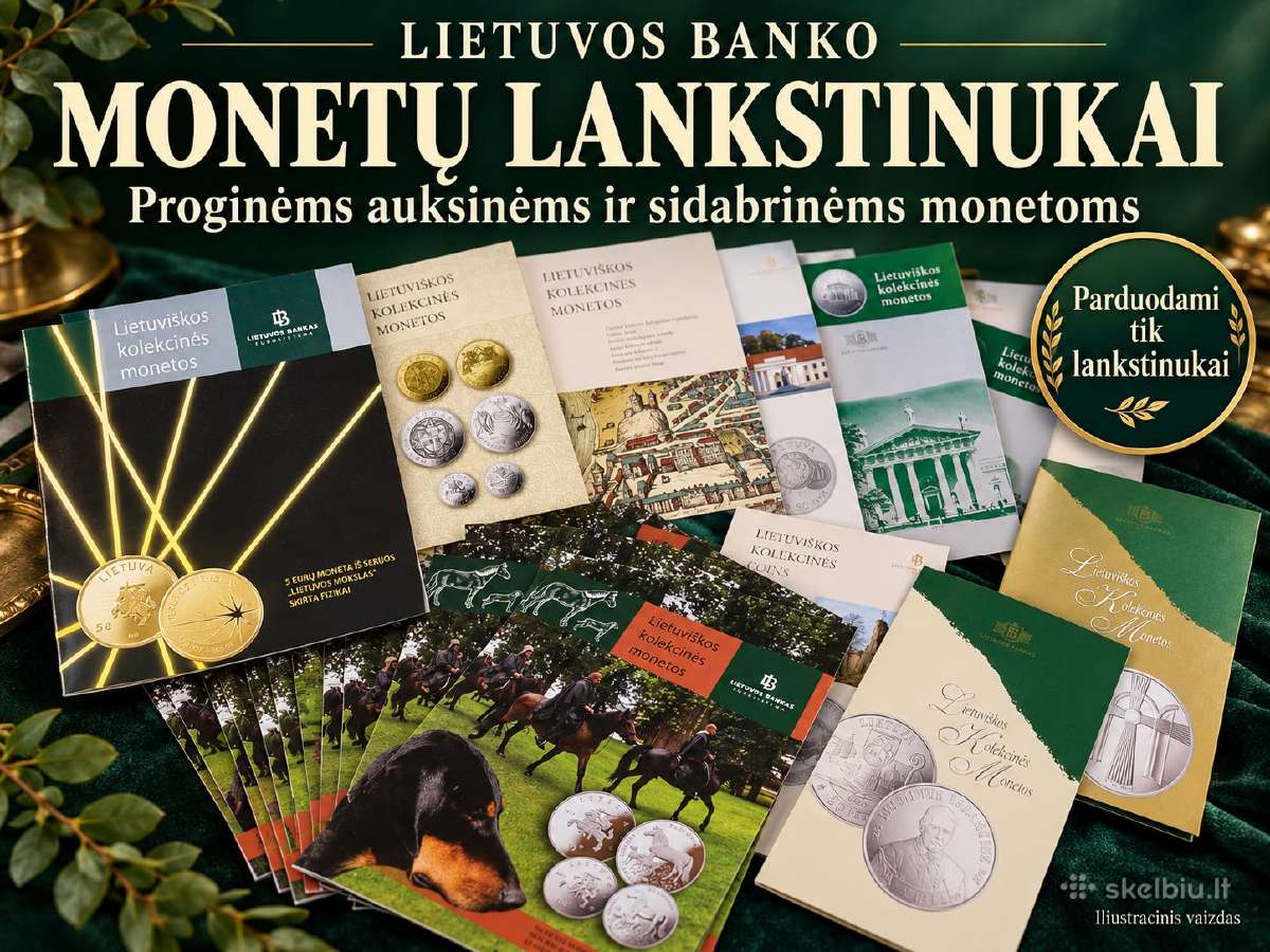 Lietuvos banko proginių monetų ankstinukai - nuotraukos Nr. 2