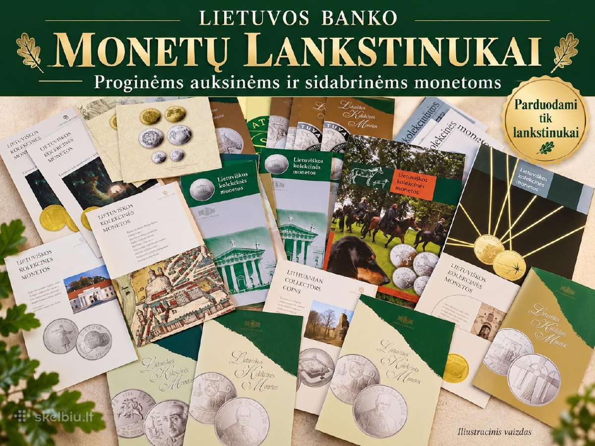 Lietuvos banko proginių monetų ankstinukai - nuotraukos Nr. 3