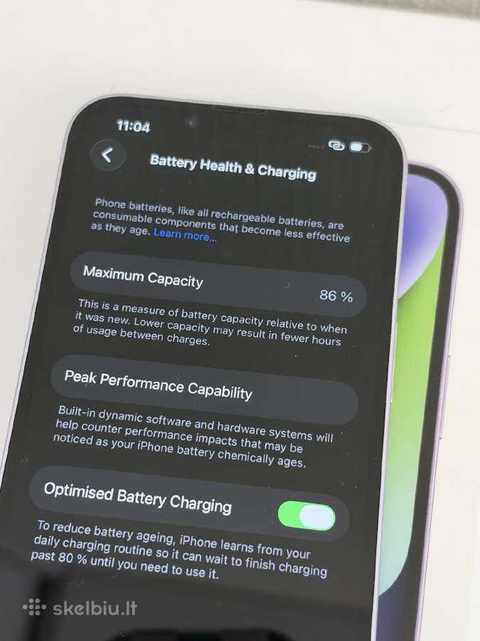 iPhone 14 256 GB - nuotraukos Nr. 9