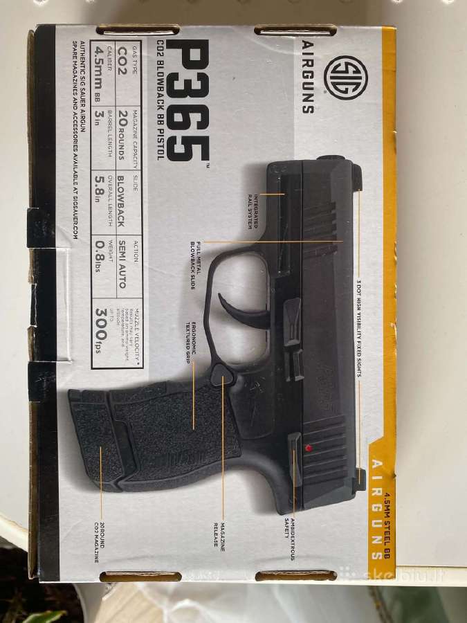 P365 Airsoft Pistoletas - nuotraukos Nr. 4