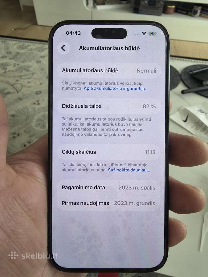 iPhone 15 pro 256 GB - nuotraukos Nr. 6