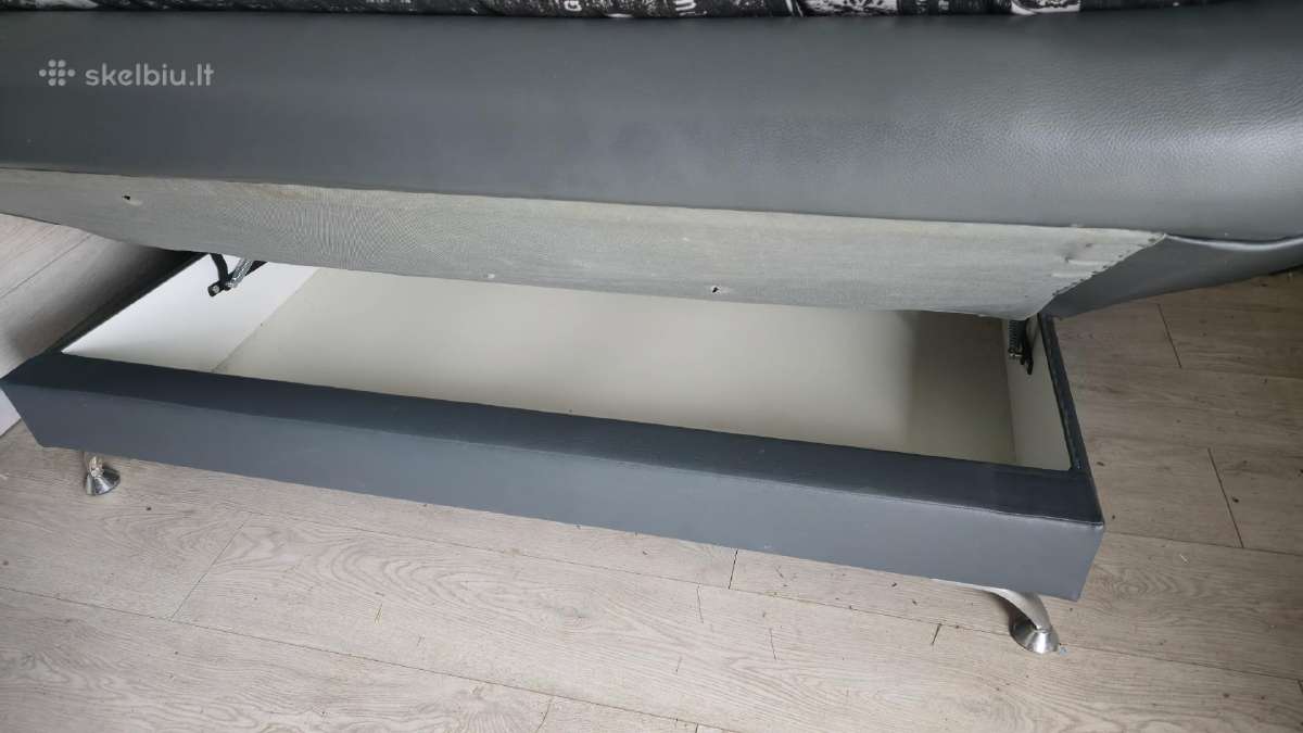 Išskleidžiama sofa-lova su daiktadėže - nuotraukos Nr. 3